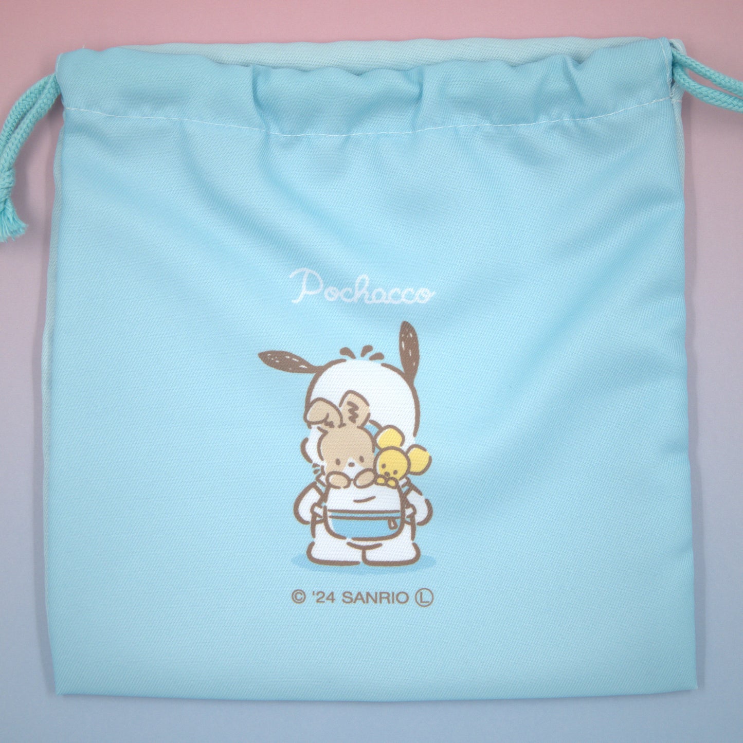 Pochacco Drawstring Bag School Day