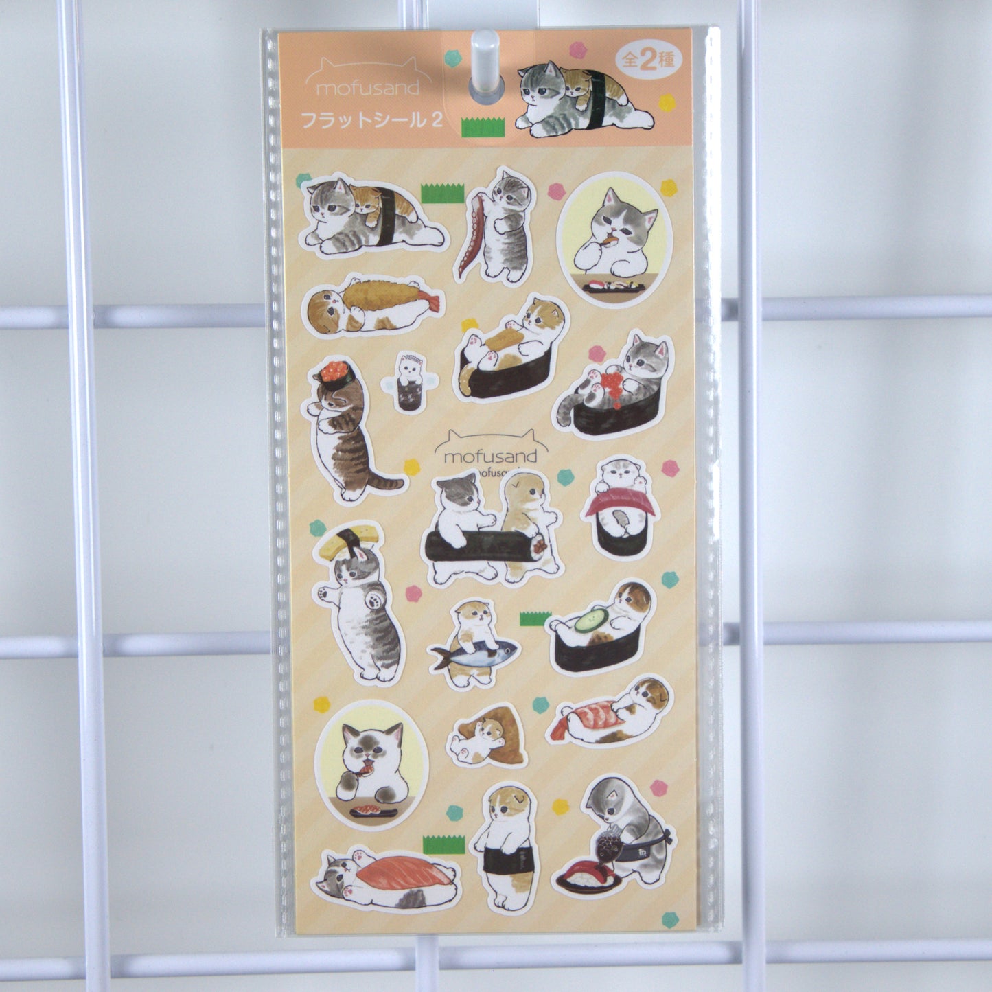 Mofusand Sticker Sheet Sushi