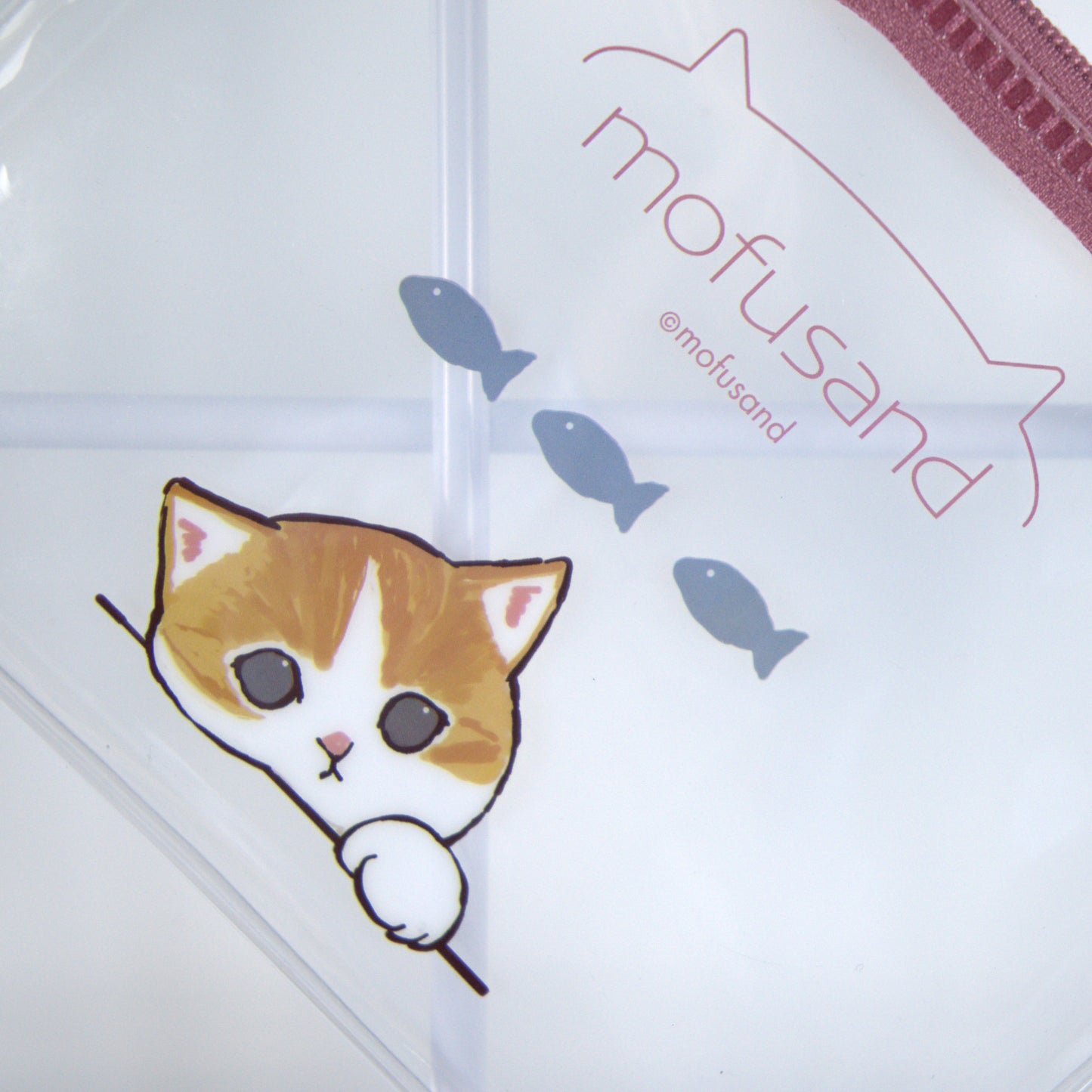 Mofusand Clear Zipper Pouch