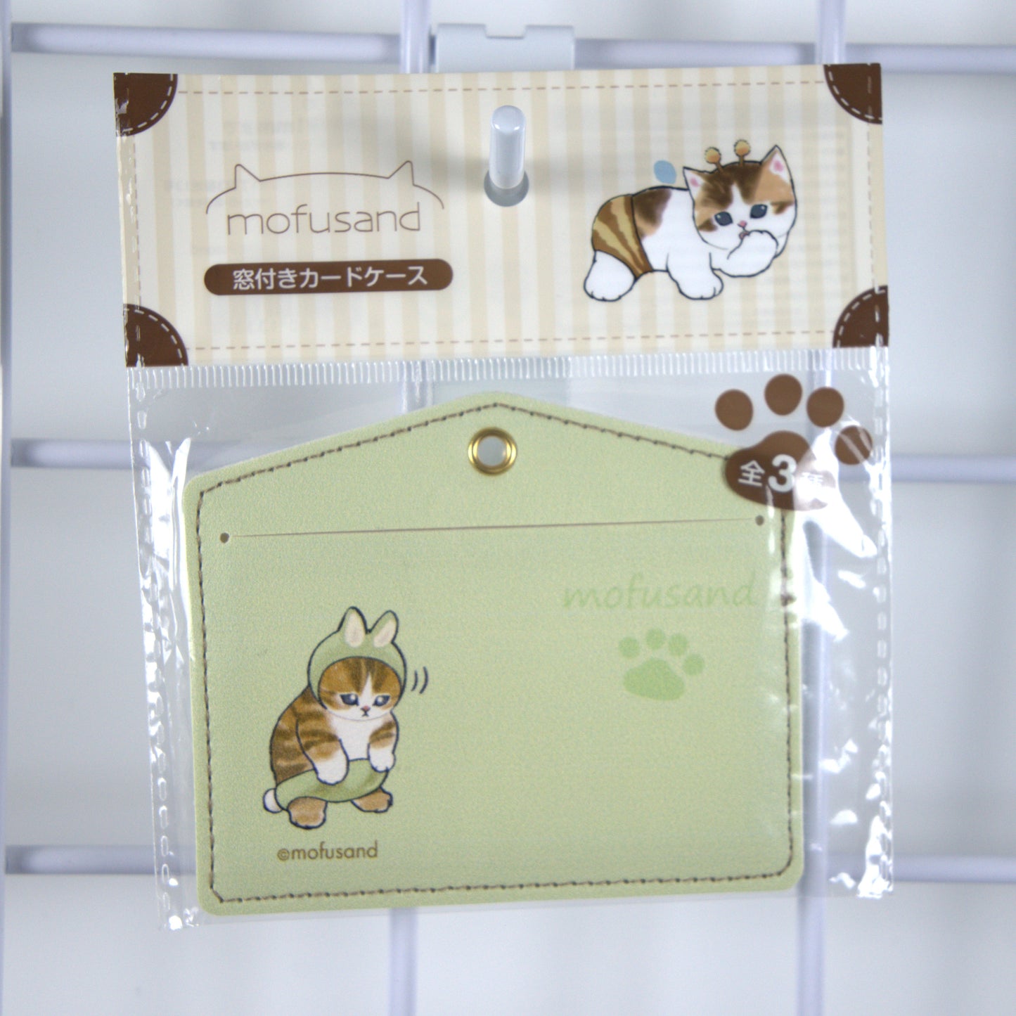 Mofusand Badge Pass Holder Bunny