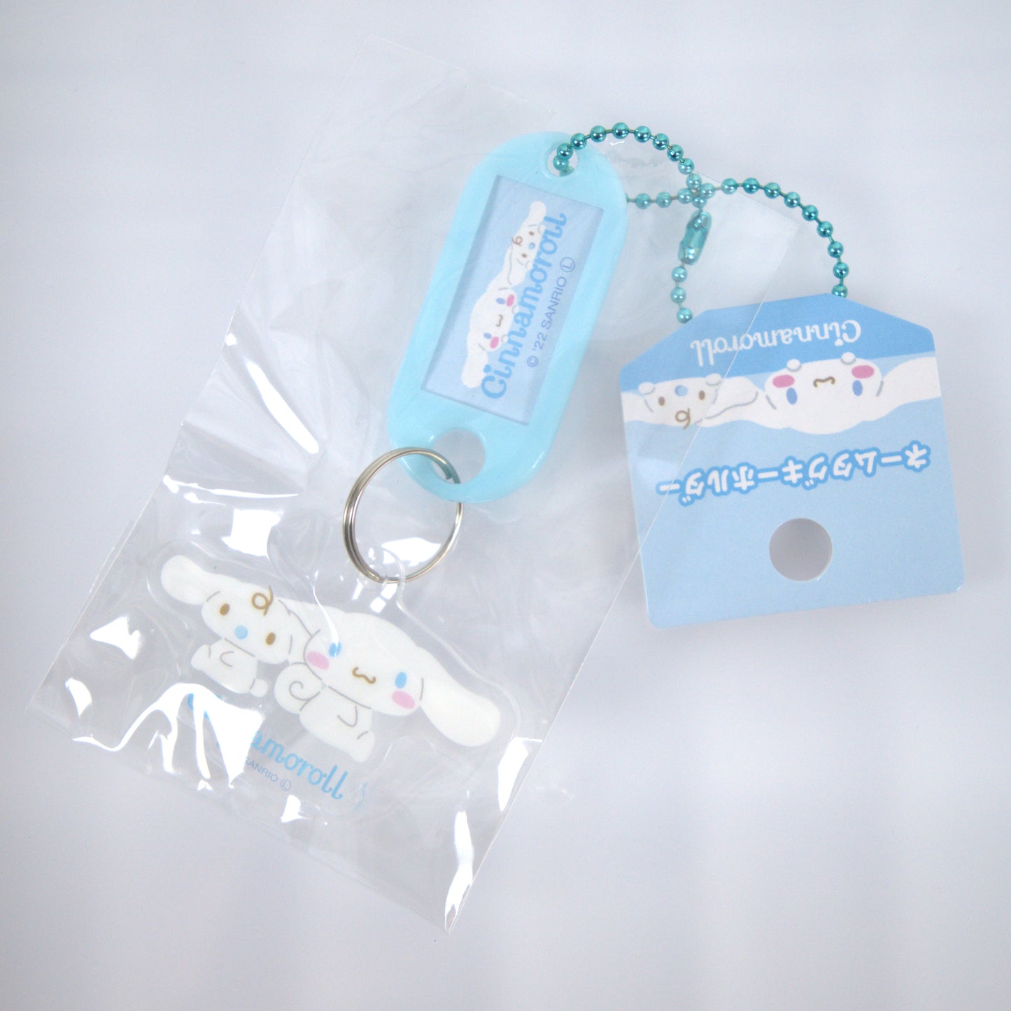 Cinnamoroll Sanrio Name Tag Acrylic Keychain