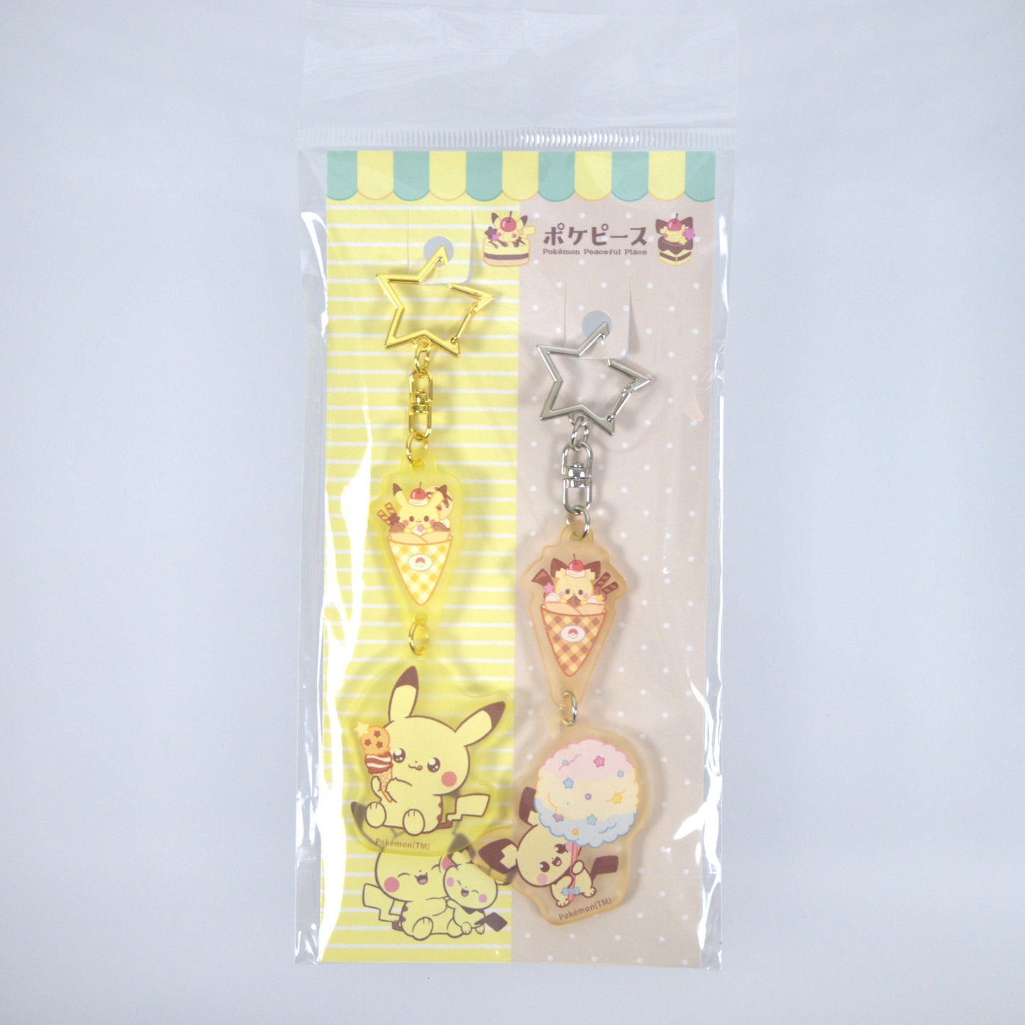Pikachu Pichu Pokemon Acrylic Double Keychains