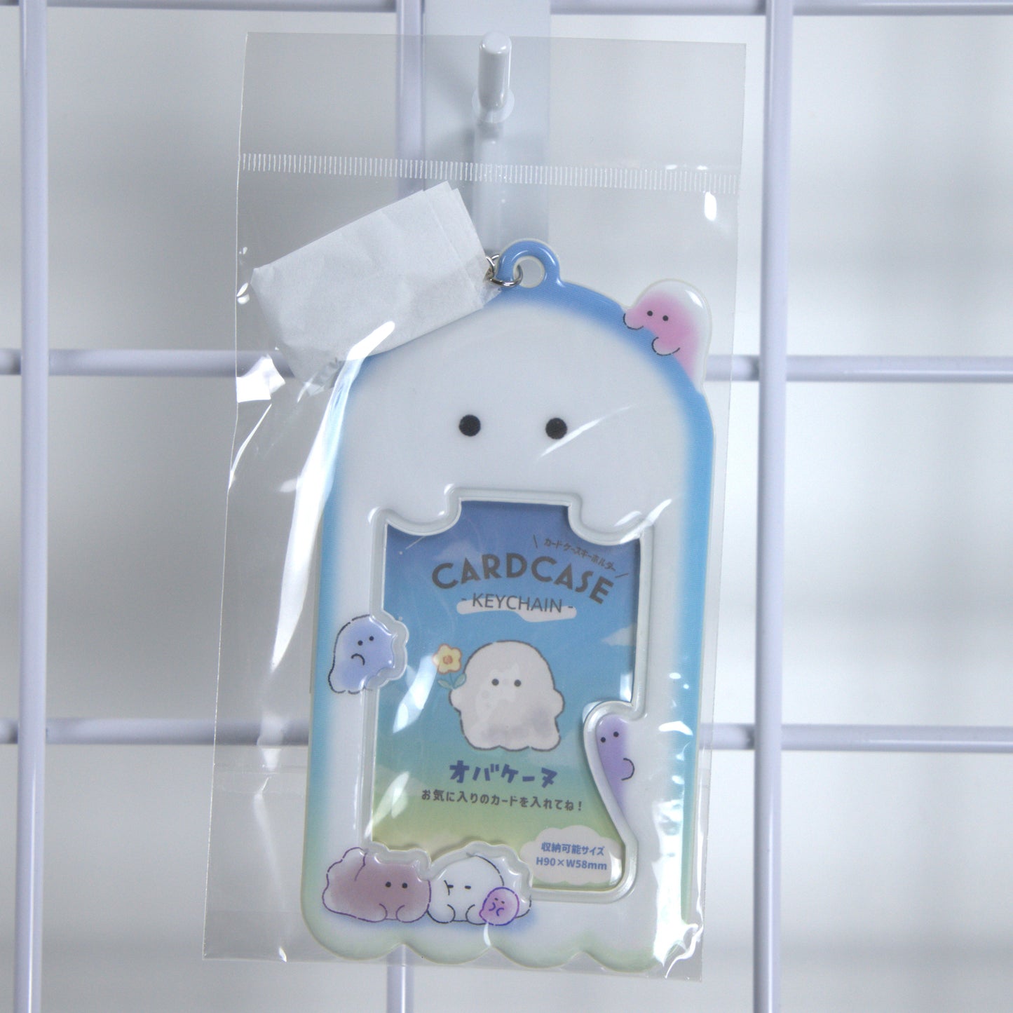 Crux Obakenu Photo Card Holder Keychain Ghost