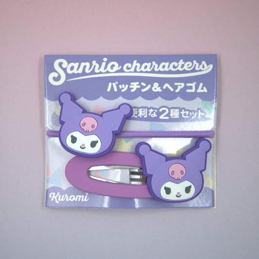 Kuromi Sanrio Hair Accessory Set