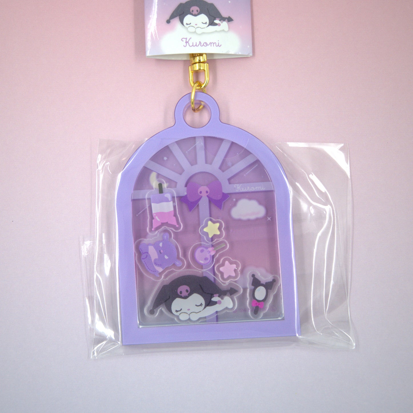 Kuromi Sanrio Acrylic Window Keychain