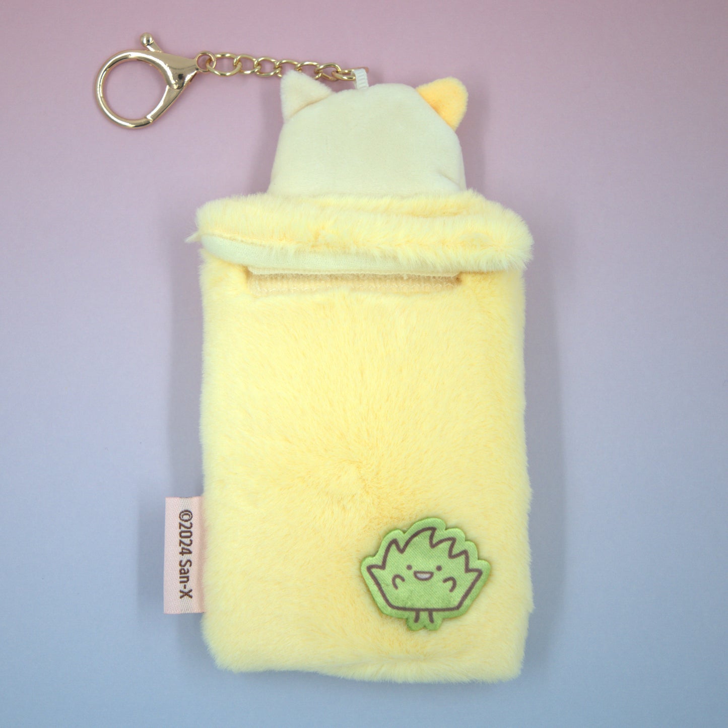 Neko Sumikkogurashi Photo Card Holder Keychain