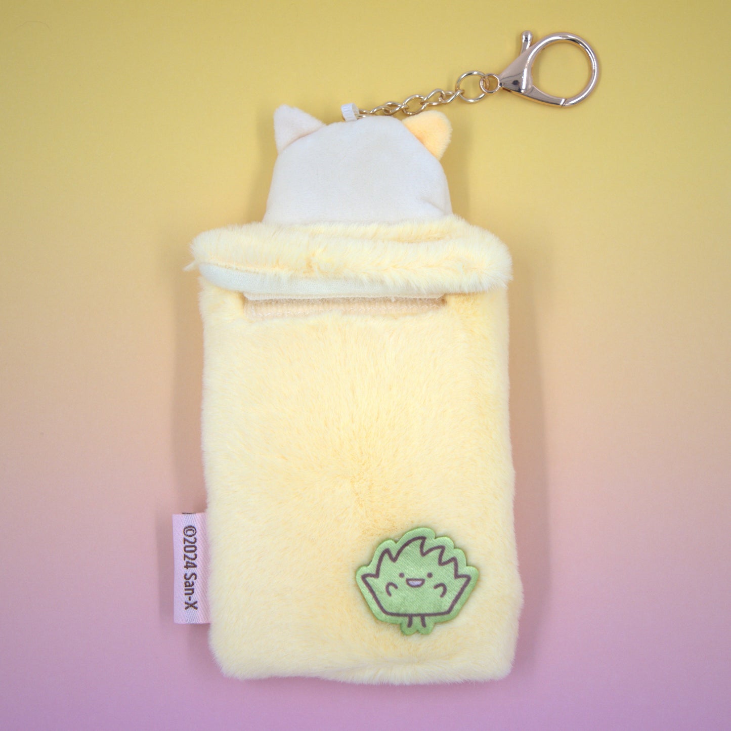 Neko Sumikkogurashi Photo Card Holder Keychain