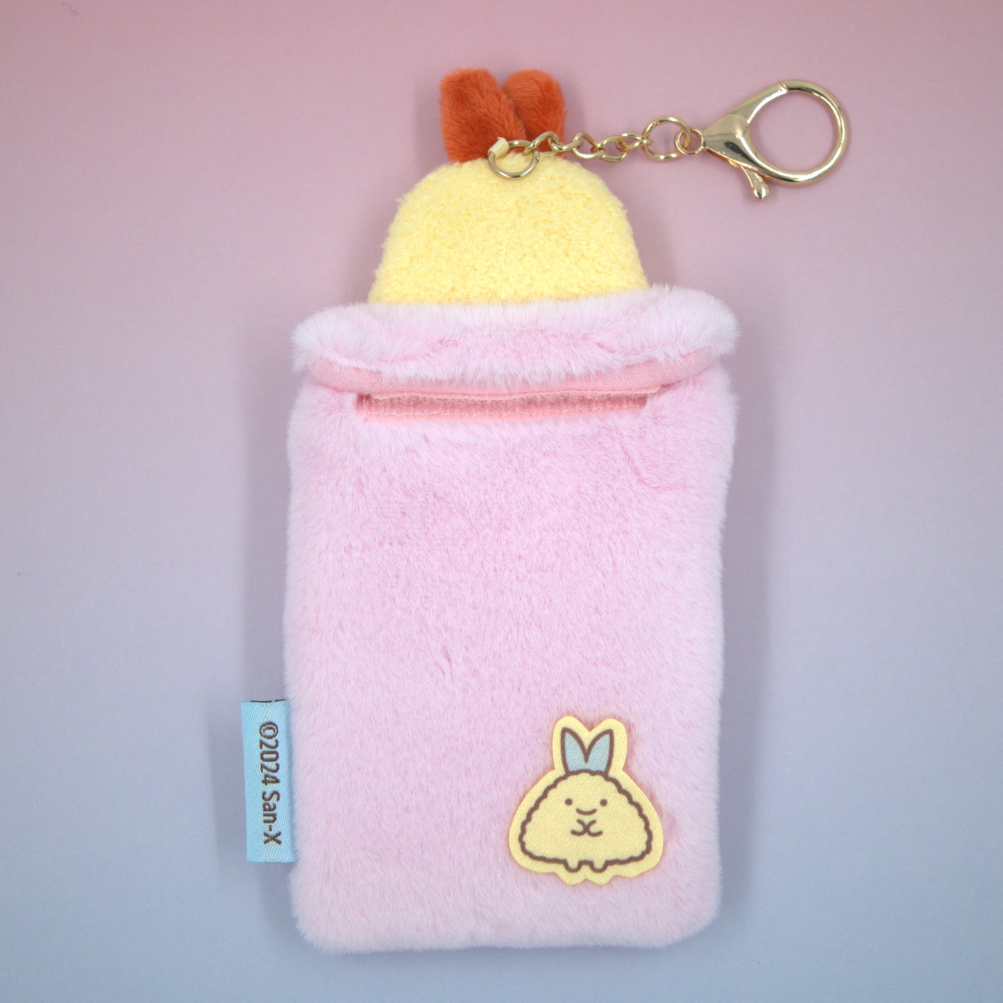 Ebifurai No Shippo Sumikkogurashi Photo Card Holder Keychain