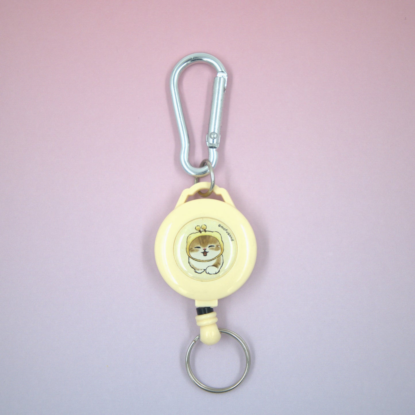 Mofusand Retractable Keychain Pass Holder Bee