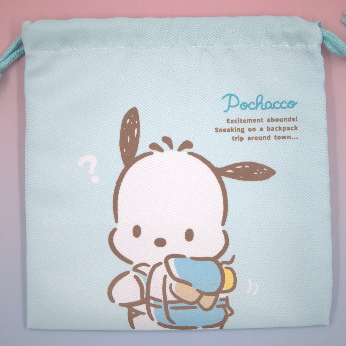 Pochacco Drawstring Bag School Day