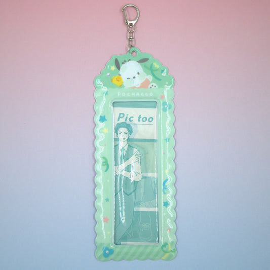 Pochacco Sanrio Photo Booth Picture Holder Keychain