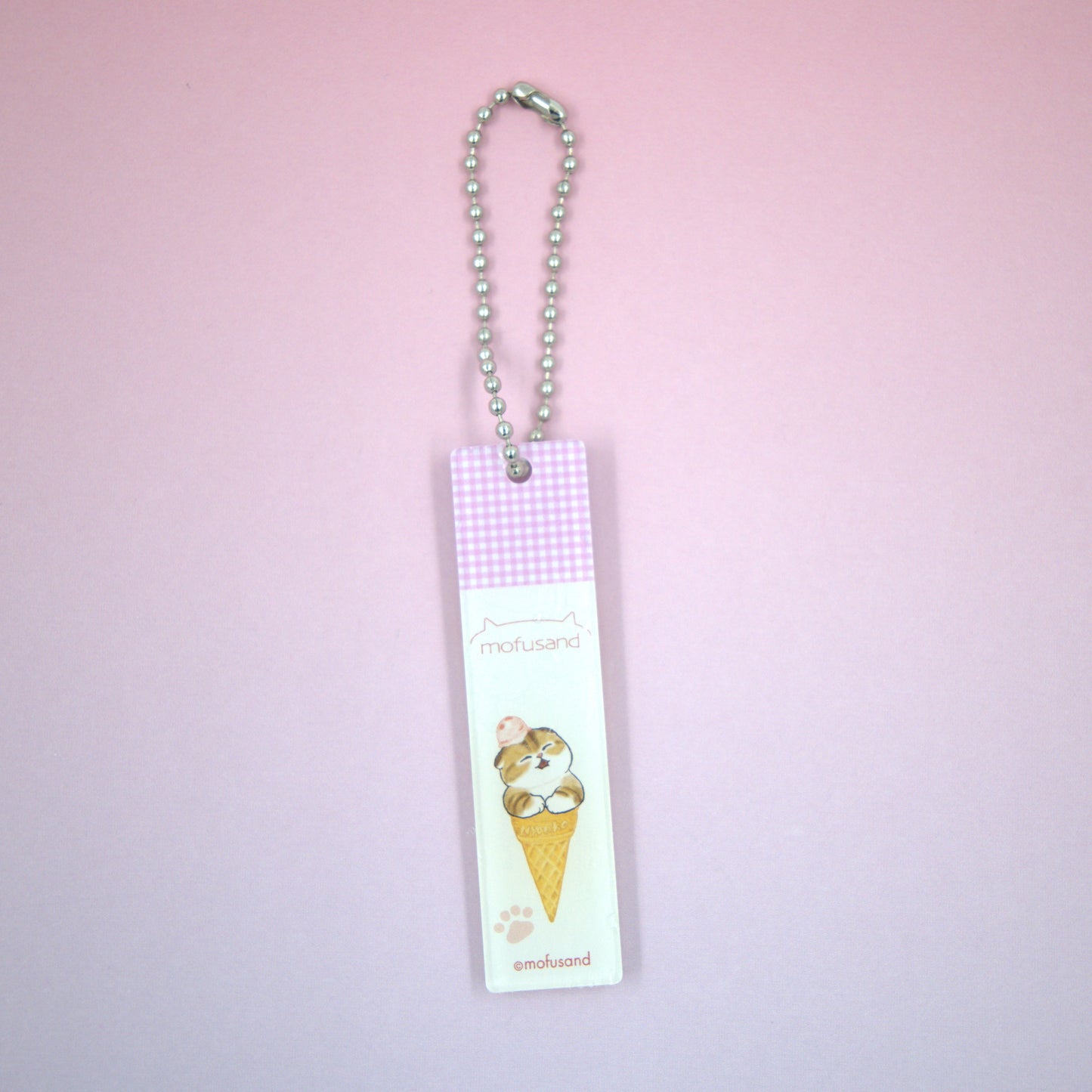 Mofusand Acrylic Keychain Ice Cream