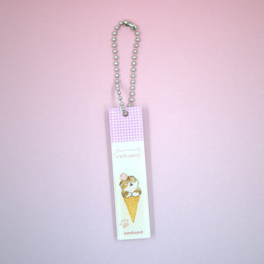 Mofusand Acrylic Keychain Ice Cream