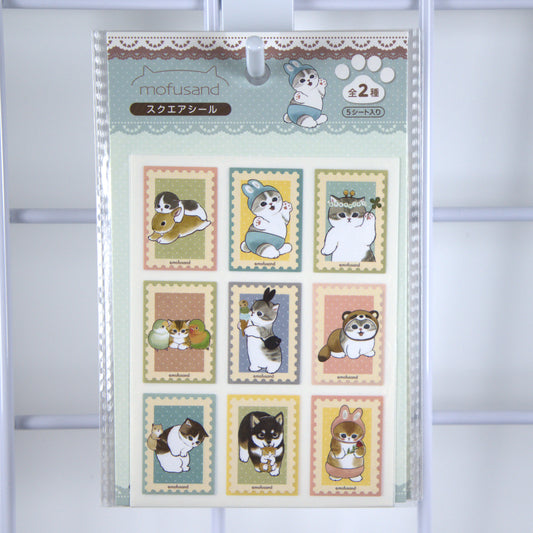 Mofusand Stamp Sticker Sheet Bunny