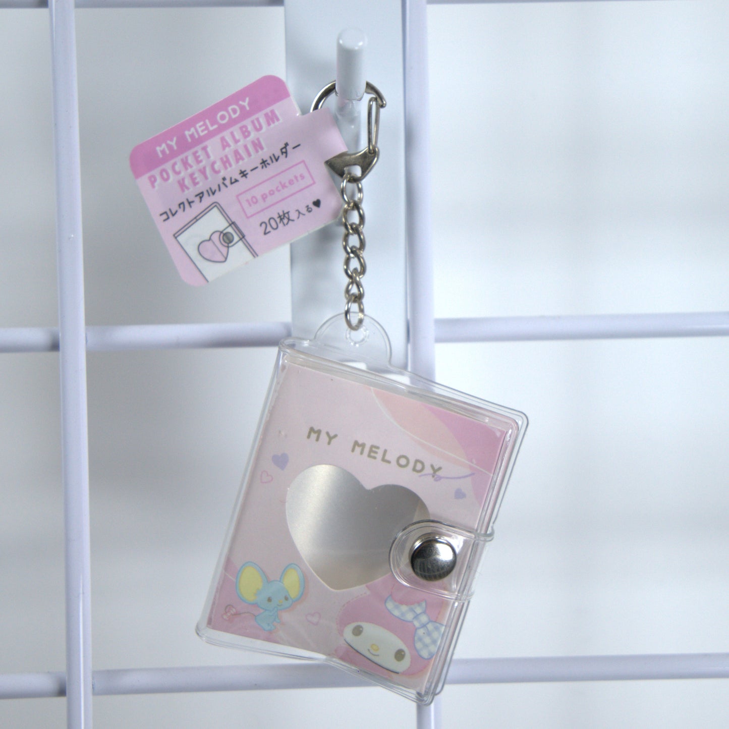 My Melody Sanrio Mini Photo Album Keychain