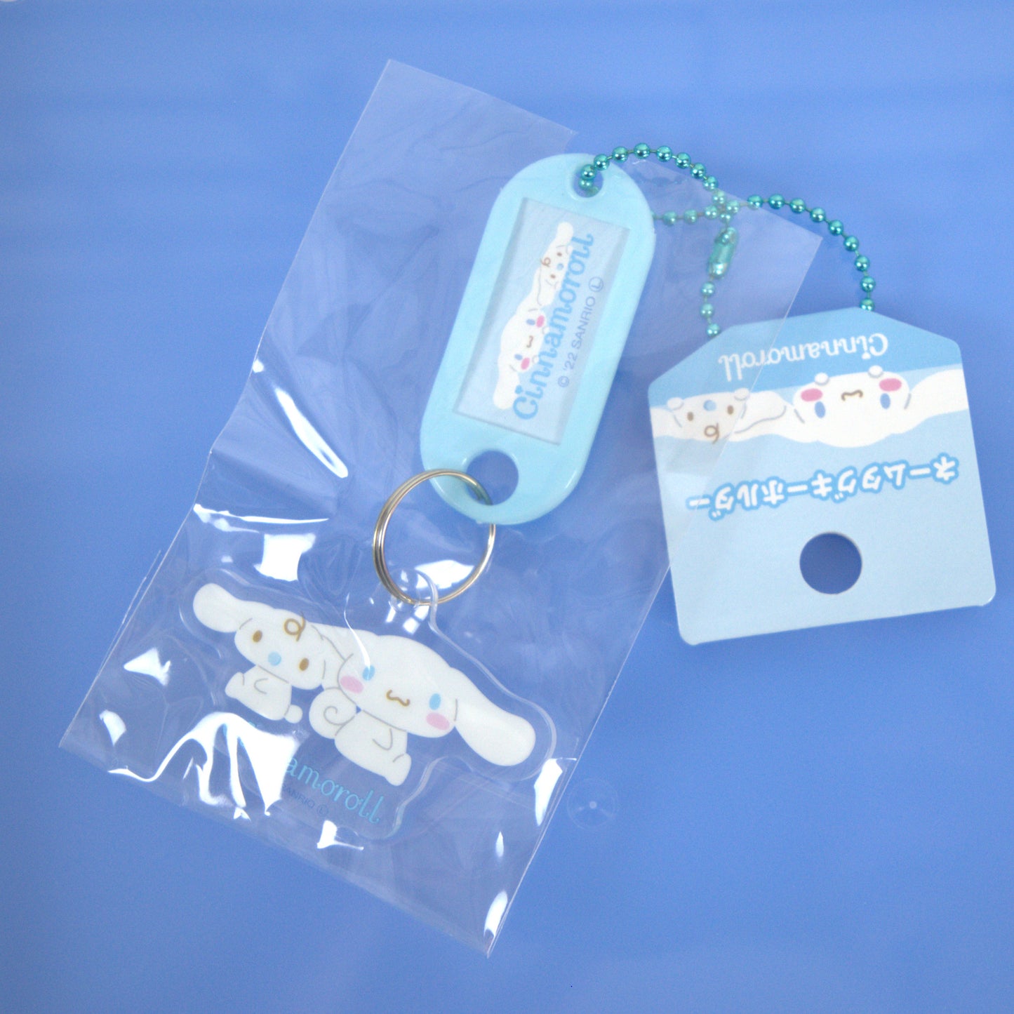 Cinnamoroll Sanrio Name Tag Acrylic Keychain