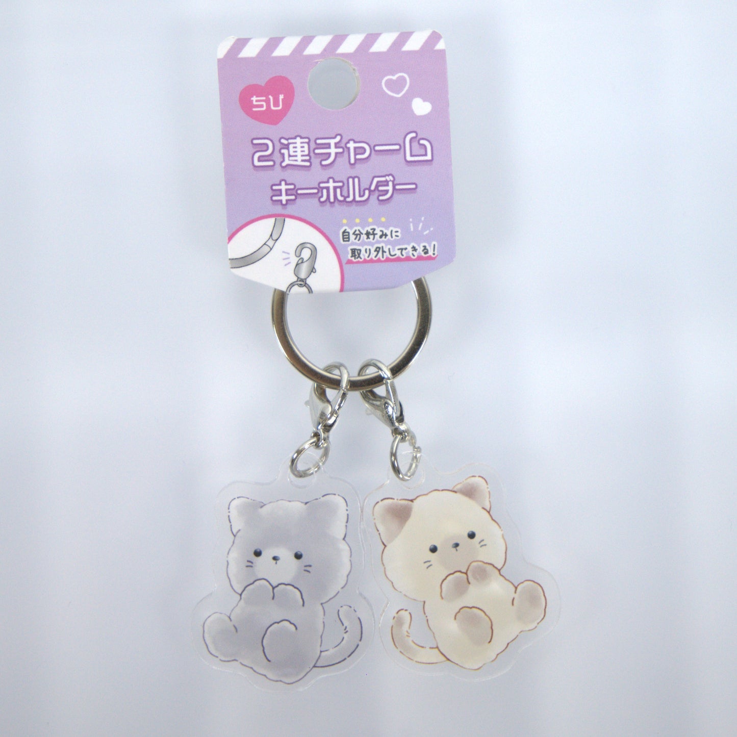 Crux Tarochans Acrylic Double Figure Keychain Cats