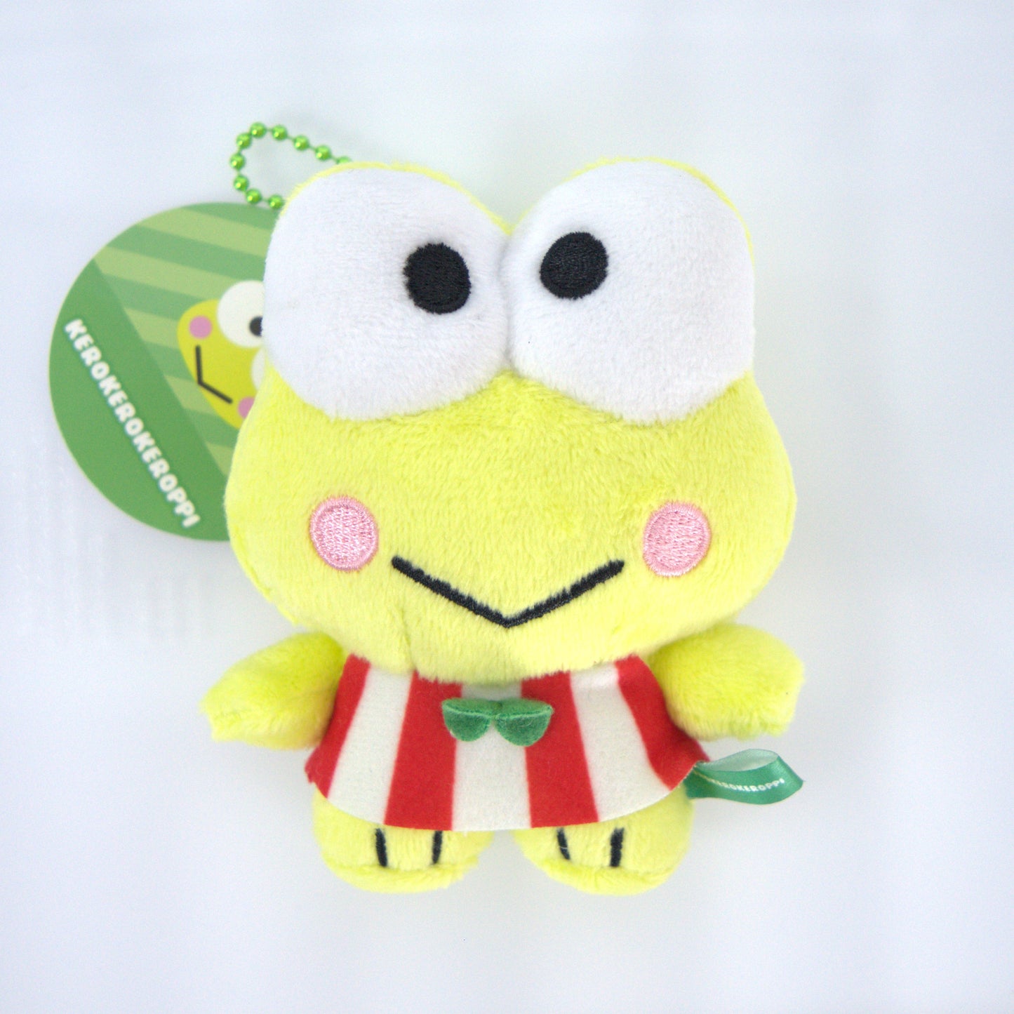 Kerokerokeroppi Sanrio Plush Keychain