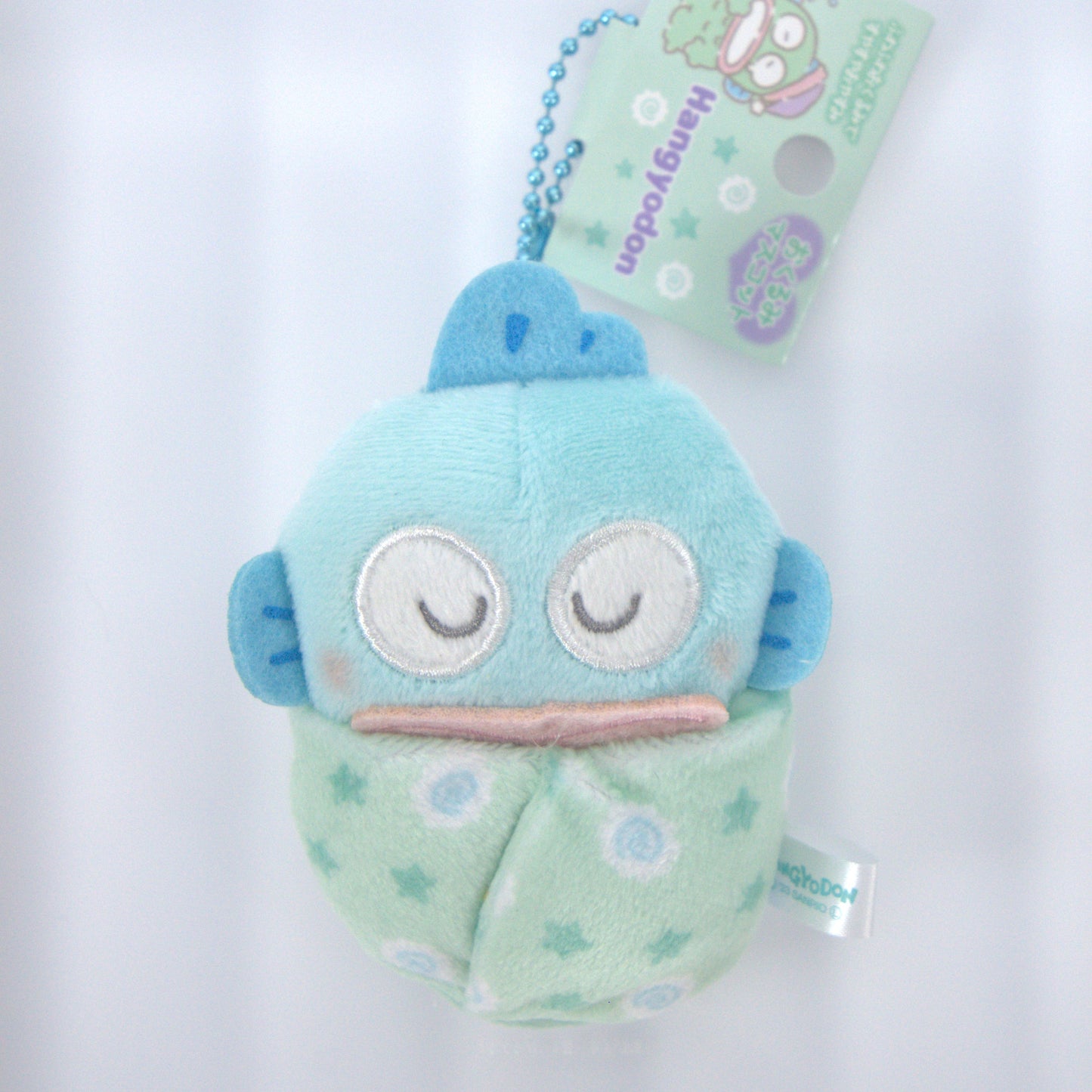 Hangyodon Sanrio Sleeping Plush Keychain