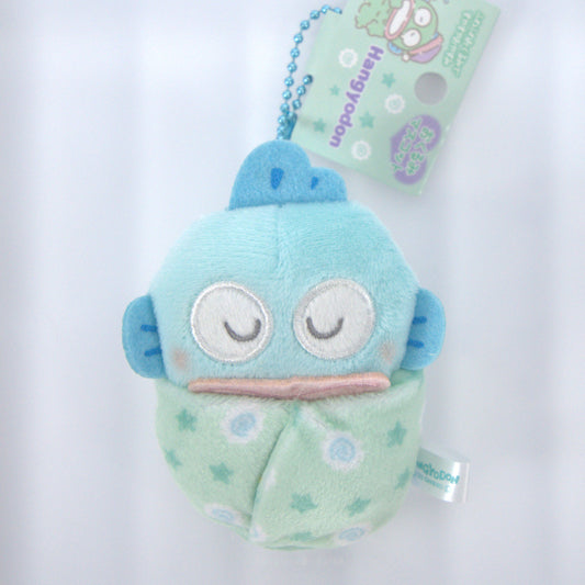 Hangyodon Sanrio Sleeping Plush Keychain