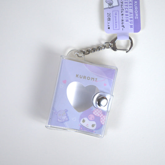 Kuromi Sanrio Mini Photo Album Keychain